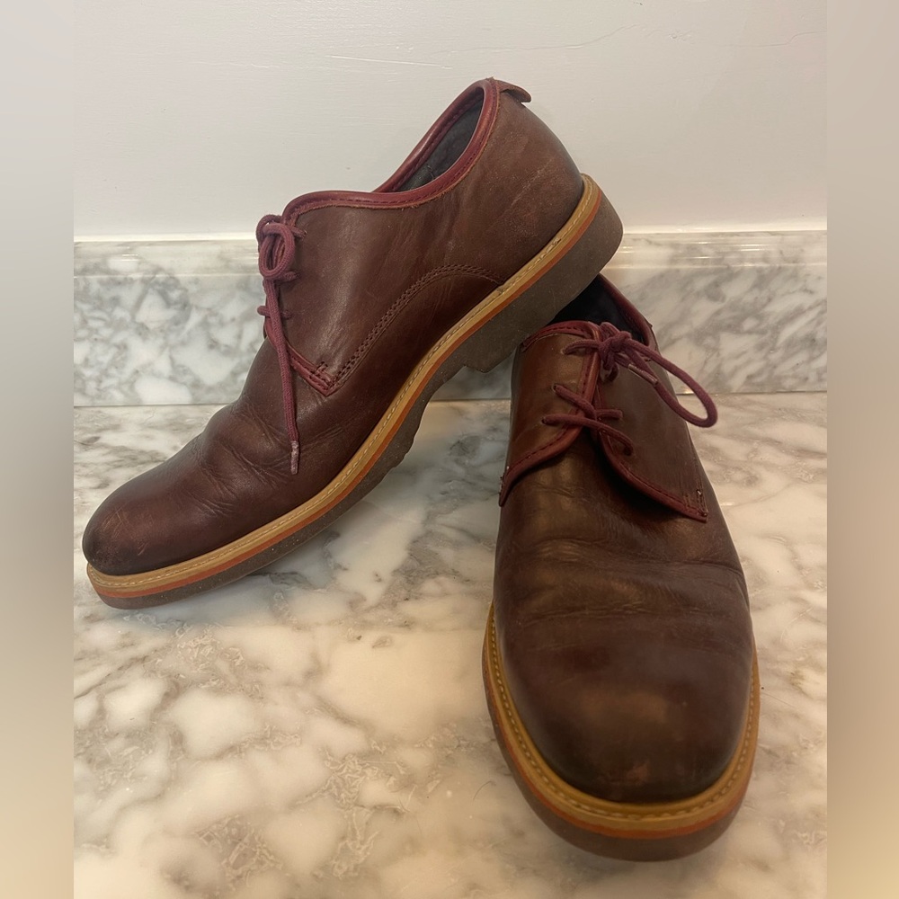 Pikolinos Light Men’s Wine Brown Oxblood Leather Oxford Shoes Size 43 EU / 10 US